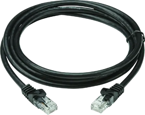 CAT6 UTP patch kabl 3 m, crni — fotografija 1