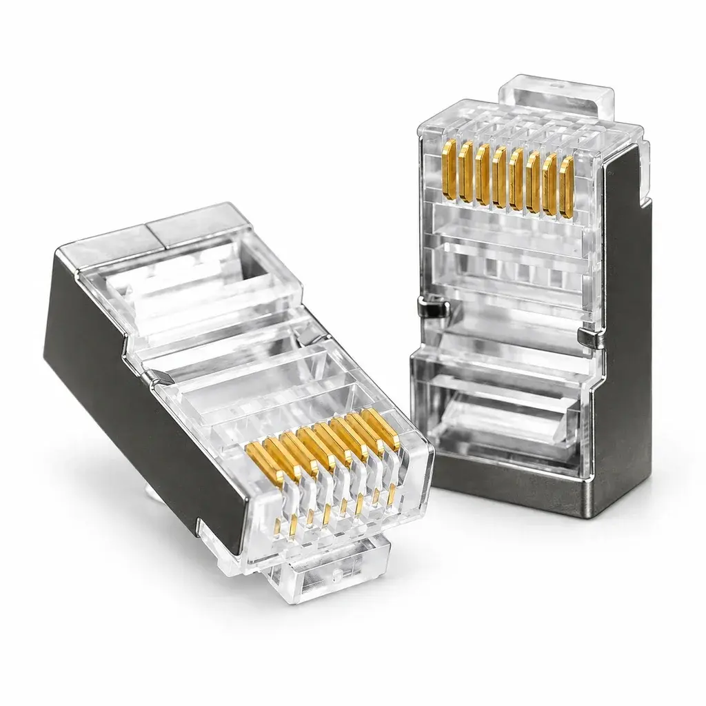 RJ45 oklopljeni konektor 8P8C za krimpovanje — fotografija 1